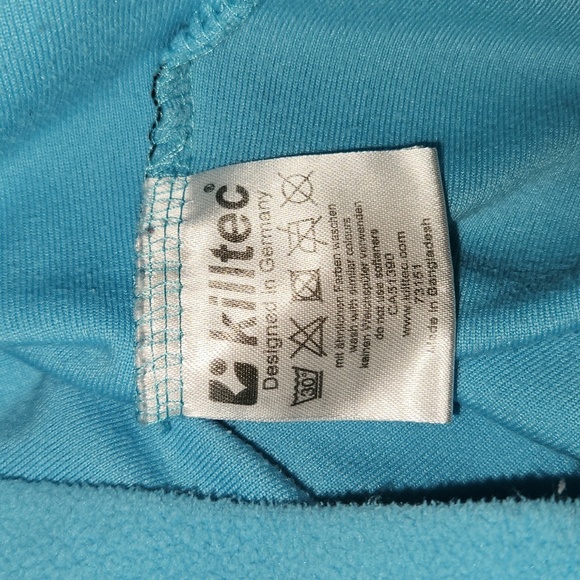 Killtec sporty blue fleece top - Picture 9 of 9